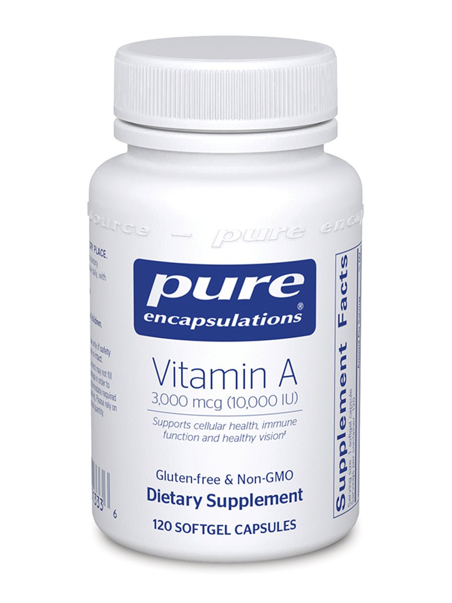 Vitamin A 10,000 IU, 120 softgels - Pure Encapsulations by Designs for Health