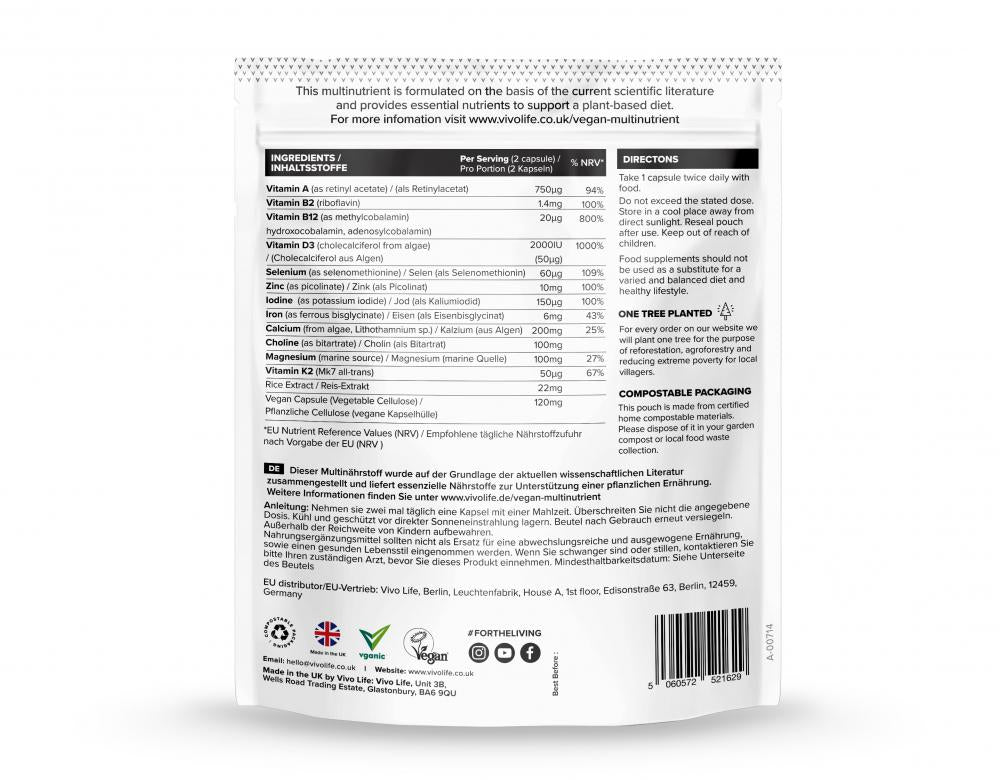 null Vegan Multinutrient 120's by null