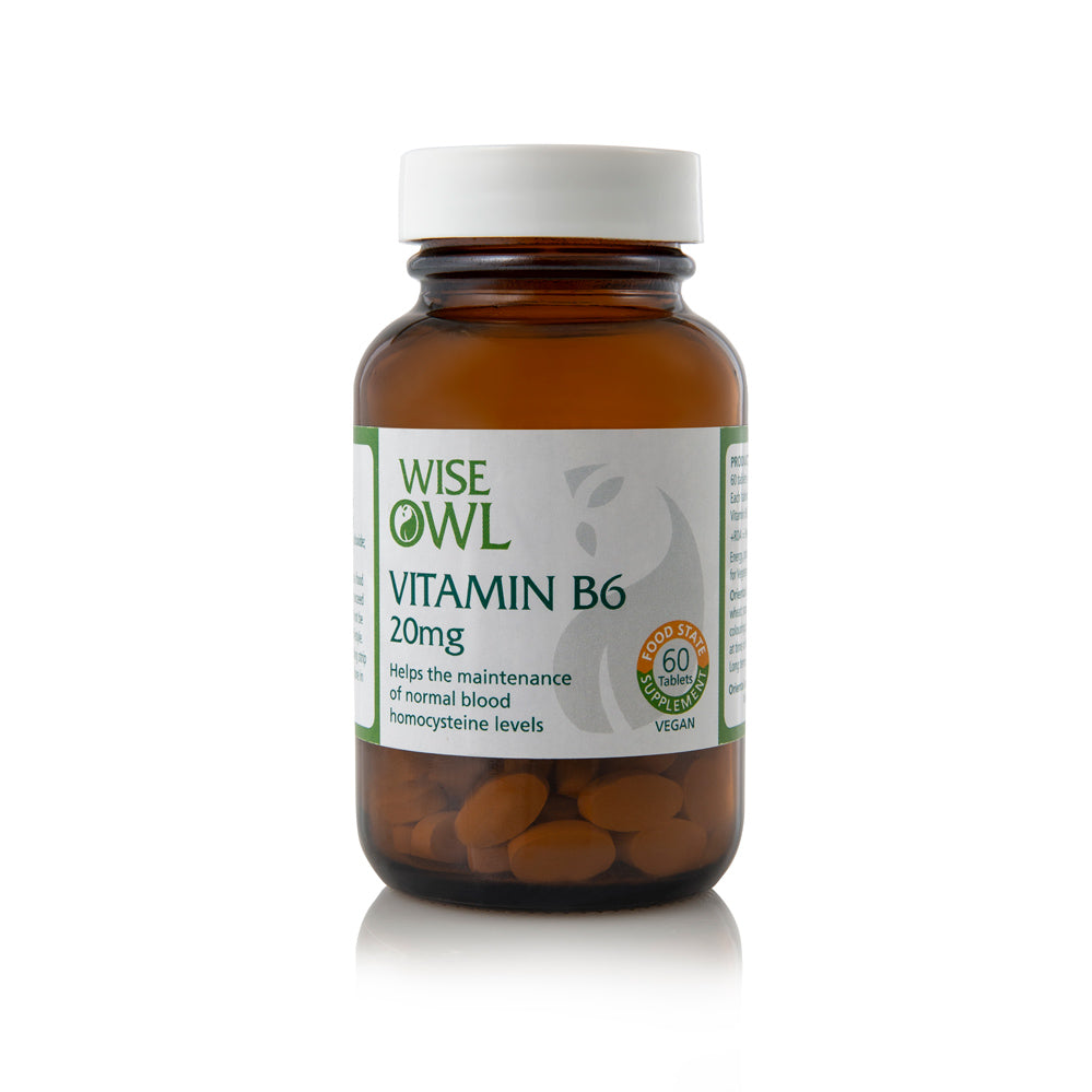 Wise Owl  Vitamin B6 20mg 60's