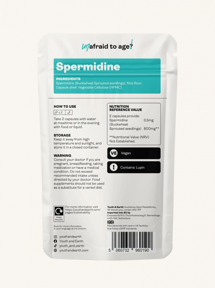 Youth & Earth  Spermidine 60's