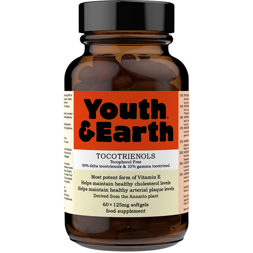 Youth & Earth  Tocotrienols Tocopherol Free 60's