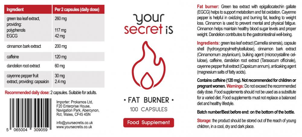 your secret is  Fat Burner 100's