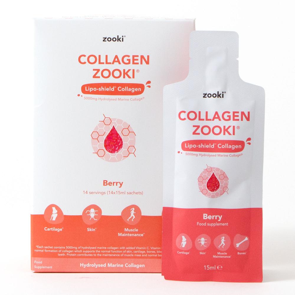 Zooki  Collagen Zooki Berry 14x15ml Sachets CASE