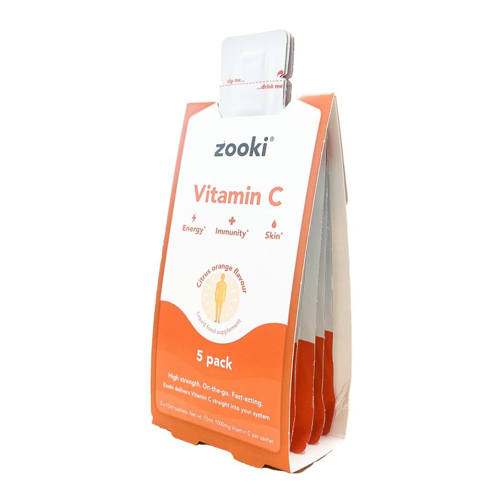 Zooki  Vitamin C Citrus Orange 5 Pack