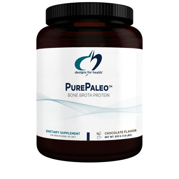 Designs For Health  PurePaleo Bone Broth Protein (Natural Chocolate Flavour) - 810g