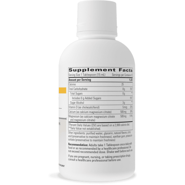 Integrative Therapeutics Liquid Calcium Magnesium 1:1 Ca/mg Ratio (Berry Flavour) - 480ml by Integrative Therapeutics