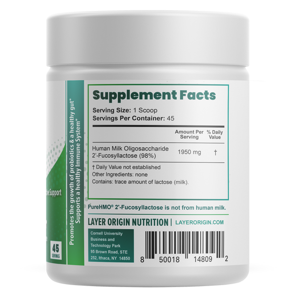 Layer Origin  PureHMO Prebiotic Powder - 45 Servings