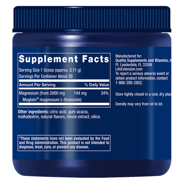 Life Extension Neuro - Mag (Magnesium L - Threonate) - 93.35g by Life Extension