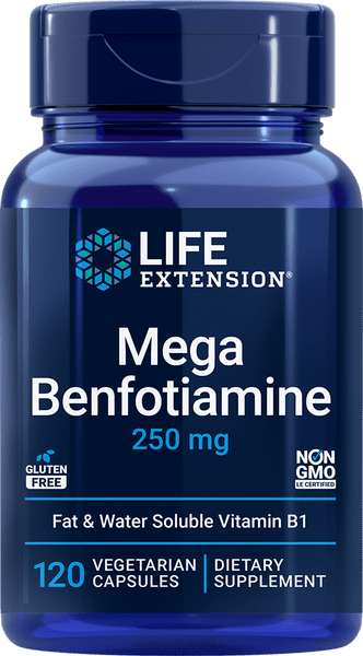 Life Extension Mega Benfotiamine - 120 Capsules by Life Extension