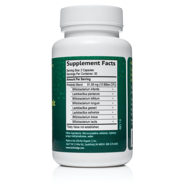 Smidge  Sensitive Probiotic - 60 Capsules