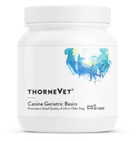 Thorne Vet  Canine Geriatric Basics (Animal Health) – 90 Chewables – SOI*