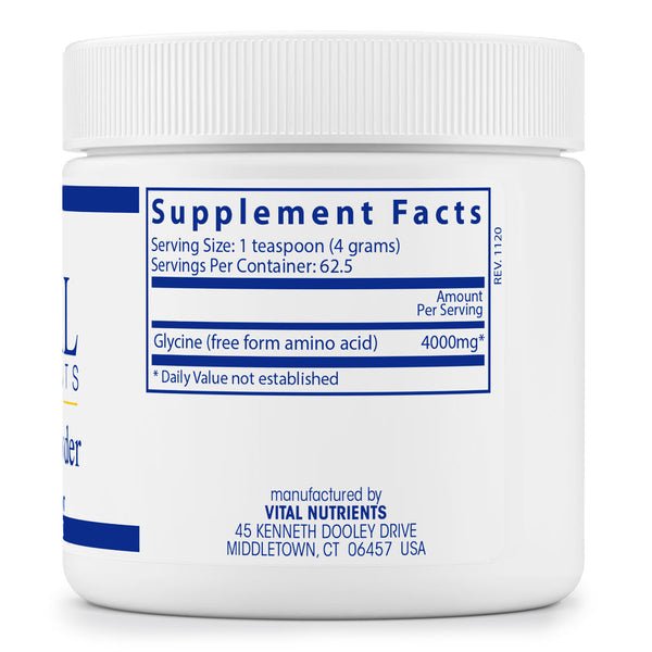 Vital Nutrients Glycine Powder - 250g by Vital Nutrients