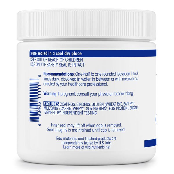 Vital Nutrients Glycine Powder - 250g by Vital Nutrients