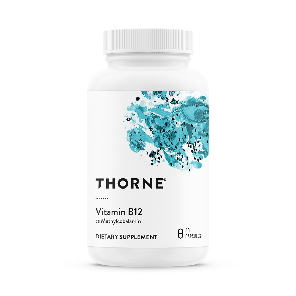 Thorne  Vitamin B12 (Methylcobalamin) 1mg, 60 Capsules