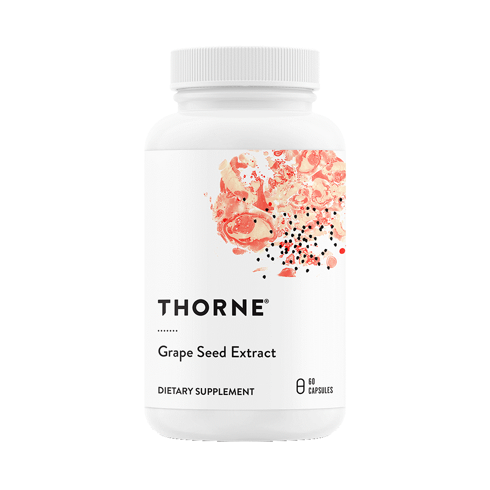 Thorne Research  Grape Seed Extract (formerly O.P.C.-100) – 60 Capsules – SOI**