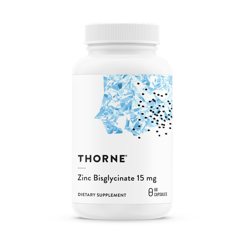 Thorne Research Zinc Bisglycinate 15mg 60's by Thorne Research
