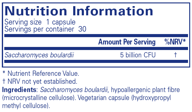 Saccharomyces Boulardii 30's